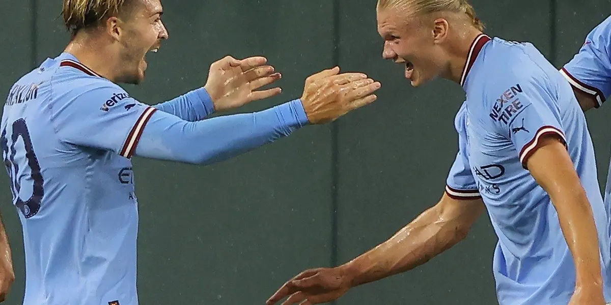 Both players starred the best moment of the Manchester City pre-season training 