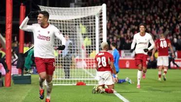 Casemiro scored in Manchester United's away 0-1 win against Forest in the FA Cup Fifth Round.