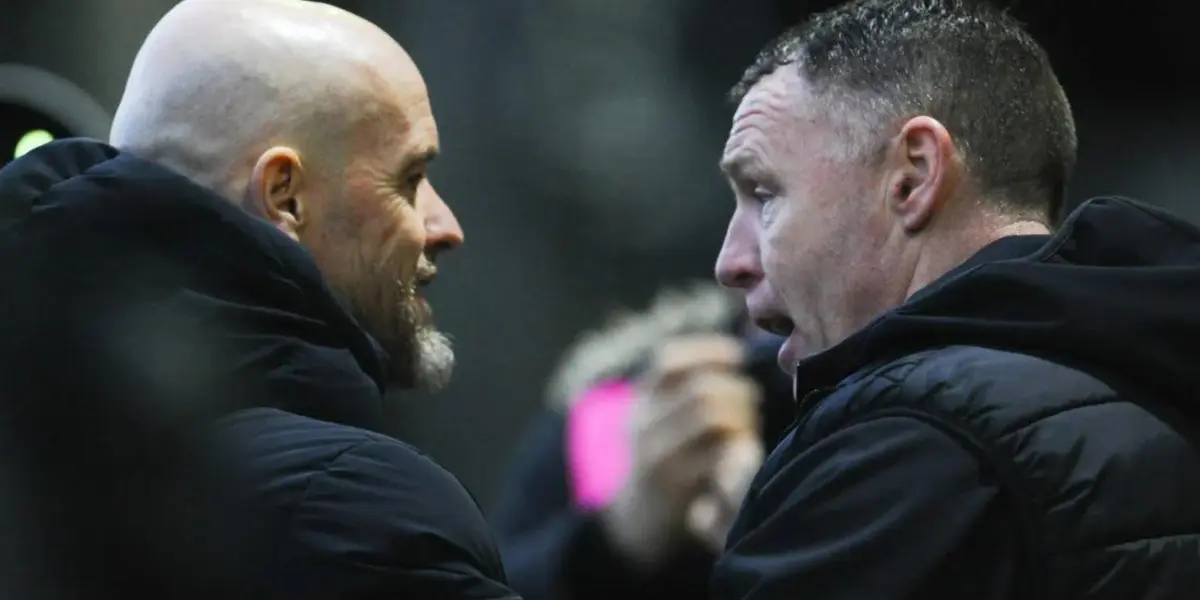 Erik Ten Hag gave a special and expensive gift to Newport County manager during their FA Cup game.