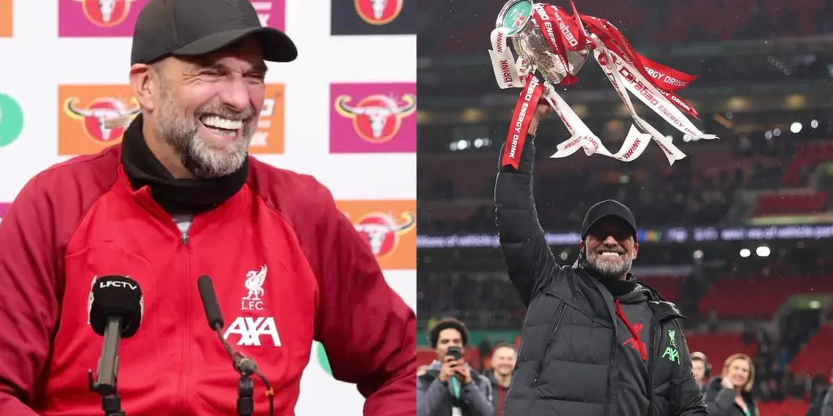 Jürgen Klopp gave an emotional message to Liverpool fans after achieving the Carabao Cup title. 
