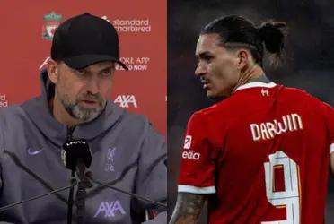 Jürgen Klopp spoke to the media on Darwin Nunez performance in Carabao Cup against Fulham. 