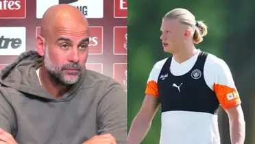 Pep Guardiola provided injury update on Erling Haaland ahead of the City's next game against Spurs.