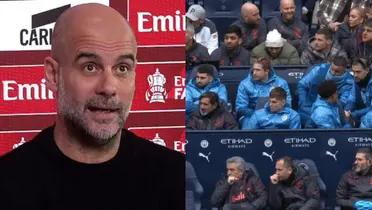 Pep Guardiola revealed a big problem in his squad ahead of the Citizen's FA Cup game against Luton.