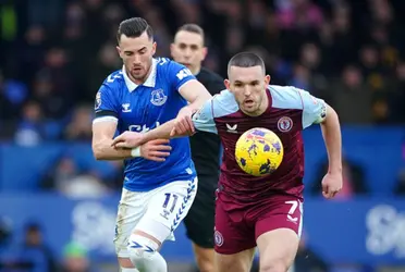 Aston Villa dropped two points in their away 0-0 draw against Everton. 