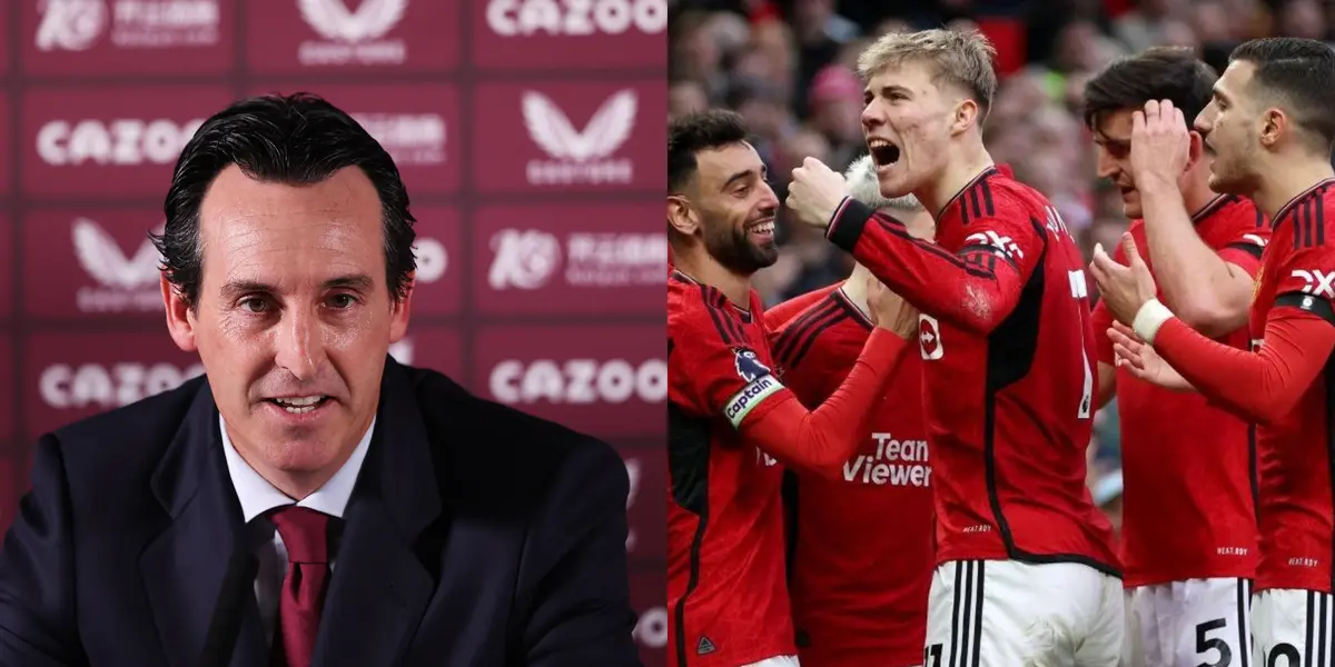 Aston Villa's coach Unay Emery named the players he fears the most dangerous from Manchester United.