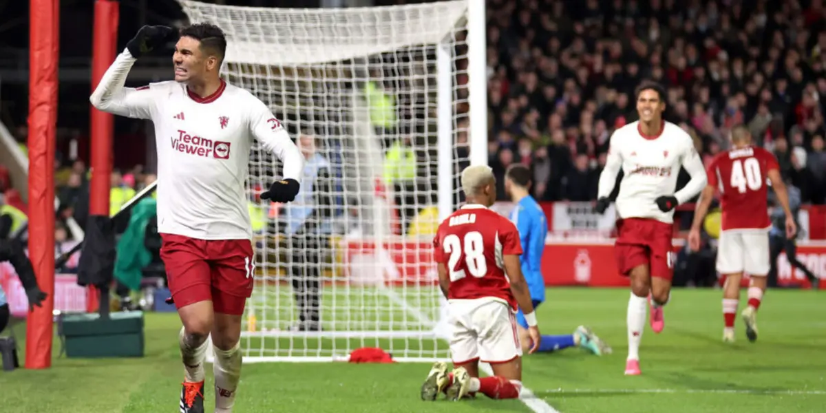 Casemiro scored in Manchester United's away 0-1 win against Forest in the FA Cup Fifth Round.