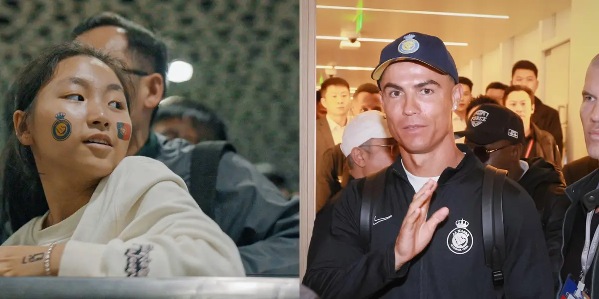 Cristiano Ronaldo received the euphoria and effusive admiration of Chinese fans in Shenzhen airport.