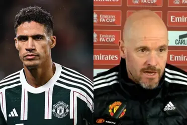 Erik Ten Hag announced that Raphael Varane won't extend his contract with Manchester United.