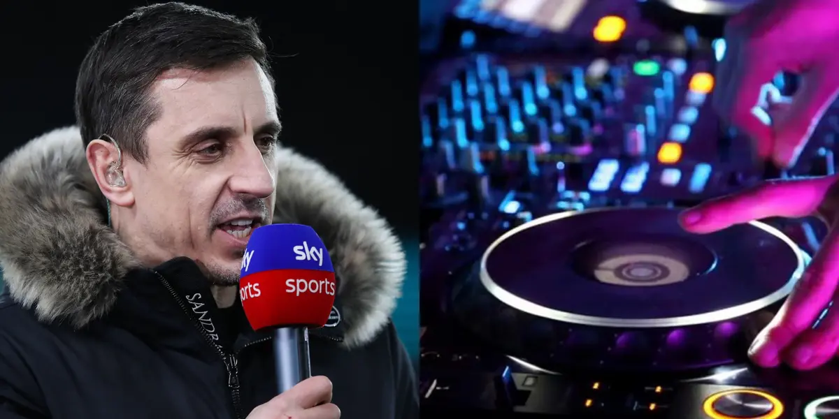 Gary Neville will act as a DJ in a famous music festival.