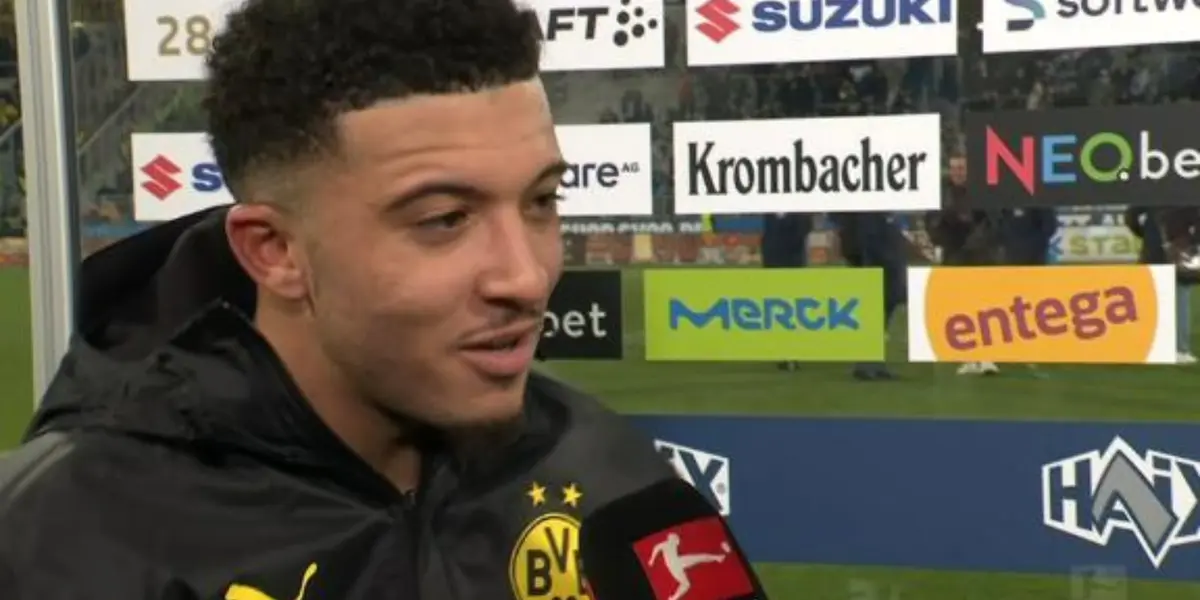 Jadon Sancho spoke out on his feelings after joining Borussia Dortmund from Manchester United.