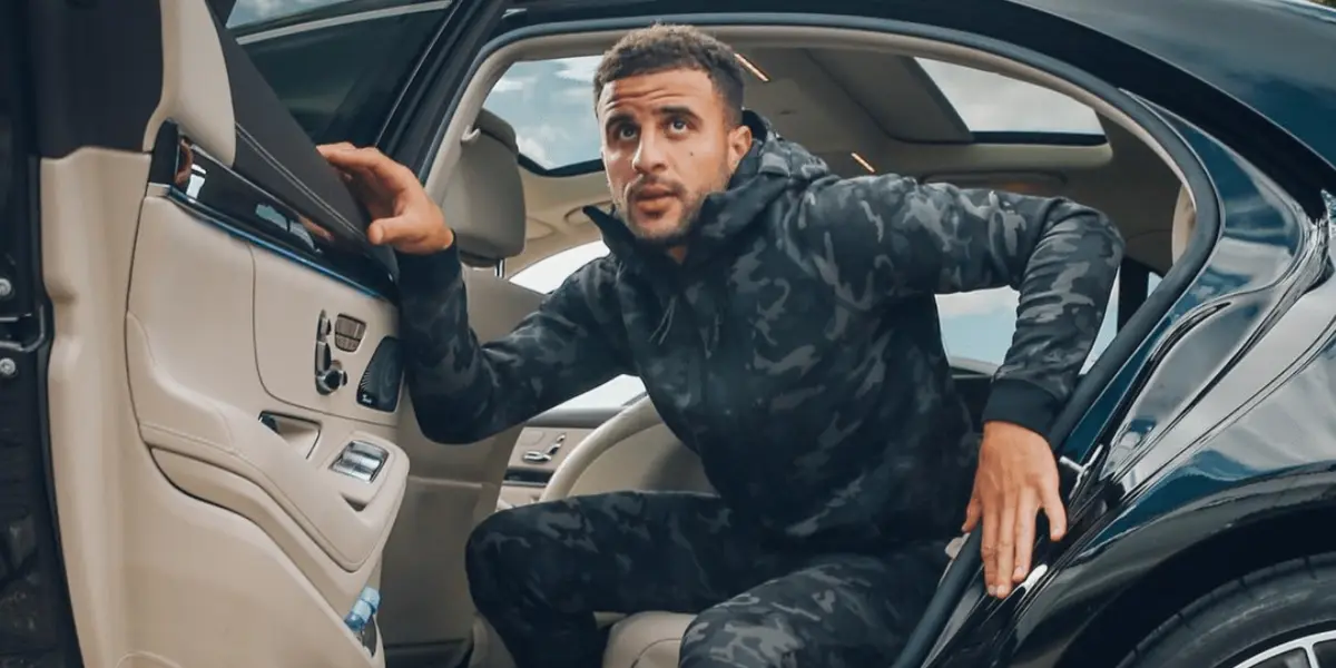 Manchester City's right back Kyle Walker has an epic collection of luxury cars.