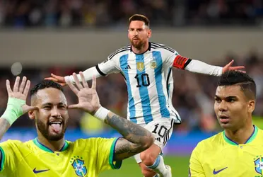 Messi and Argentina are facing Brazil tonight