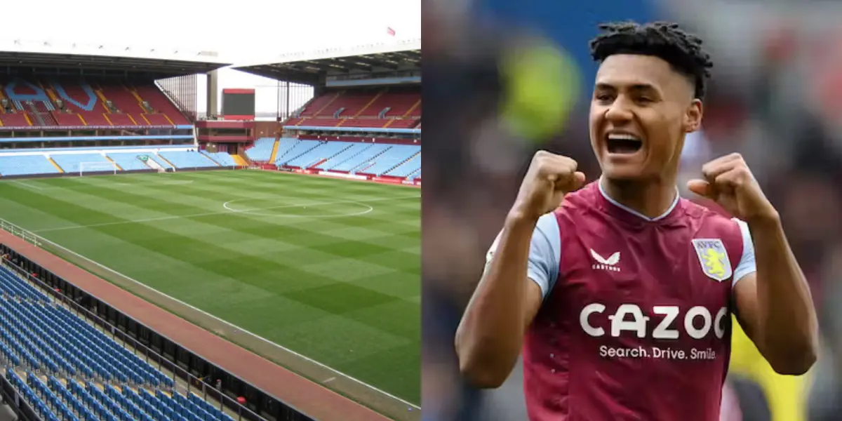 Ollie Watkins started in Aston Villa's home game against Burnley in Villa Park. 