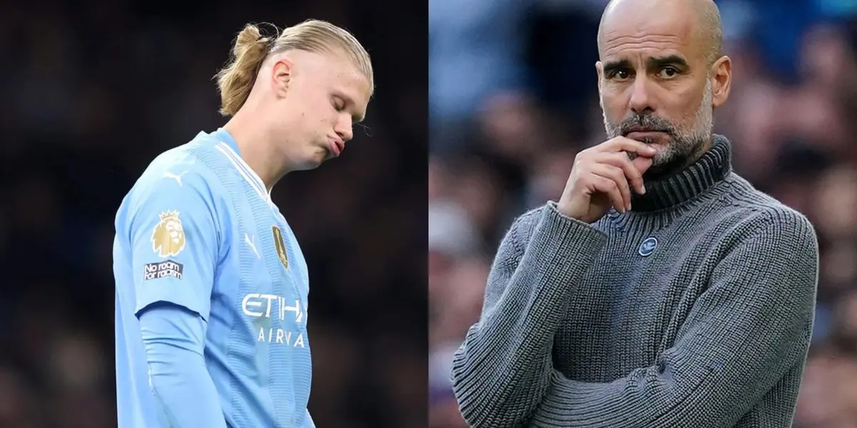 Pep Guardiola spoke to the media about Erling Haaland's lack of goal on these days.