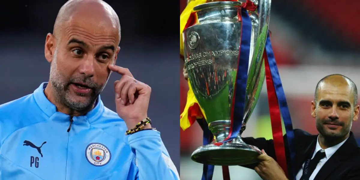 Pep Guardiola was forced to chose the strongest team between his Barcelona and his Manchester City.