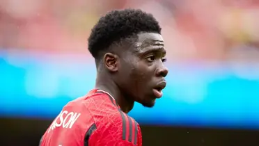 Ten Hag placed the 19-year-old striker Amari Forson as the United central striker against Fulham. 