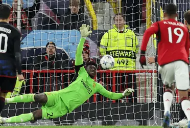 The Cameroonian goalkeeper saved a win for the Red Devils against Copenhagen 