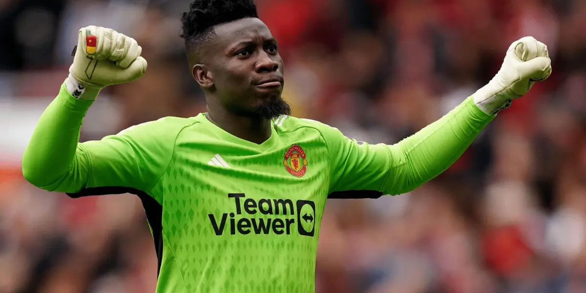 The Cameroonian goalkeeper shined in the United's win against the Hatters 