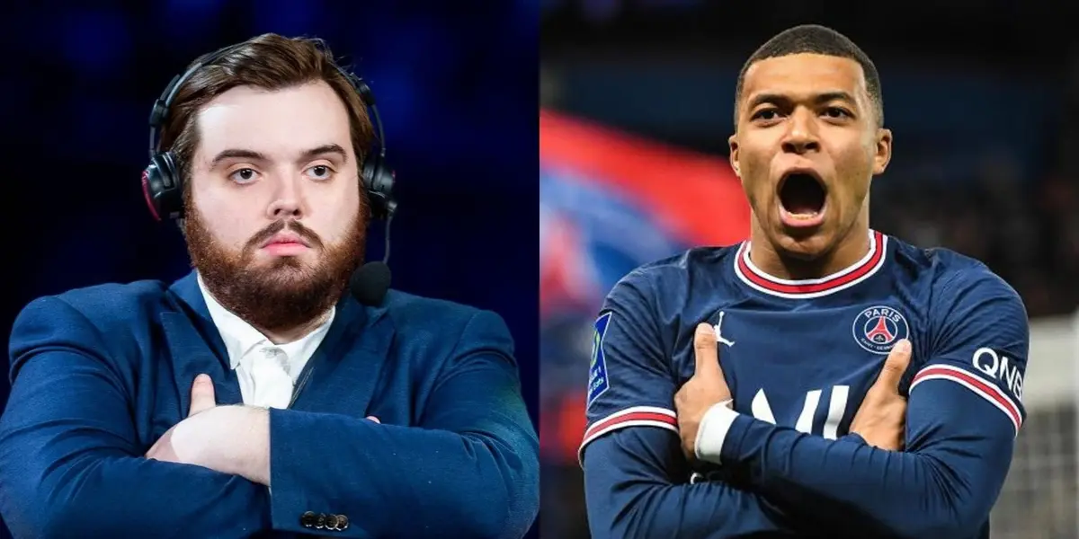 The world's most famous streamer was not measured with his words about the French player. 