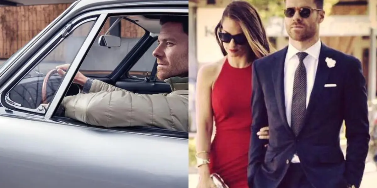 Xabi Alonso has a glamorous life in Germany while he coaches Bayer Leverkusen.